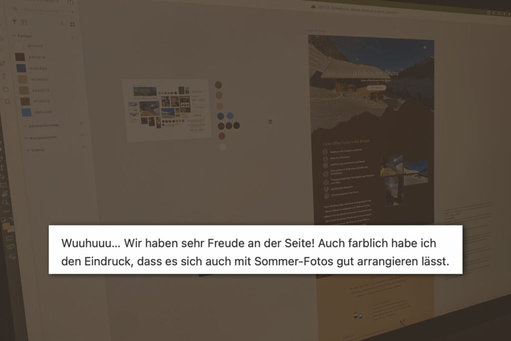 Website Webdesign seelenvolles Branding Selbstständigkeit Business helma fotografie grafik Webesigner Vision sichtbar machen Weidhaus Adelboden 6